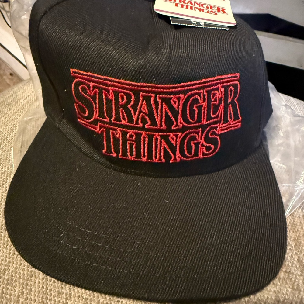 Stranger Things Black Cap